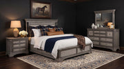 Cresswell 4-piece Queen Bedroom Set Weathered Taupe - 225141Q-S4