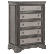 Cresswell 5-piece California King Storage Bedroom Set Taupe - 225140KW-S5