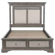 Cresswell 5-piece California King Storage Bedroom Set Taupe - 225140KW-S5