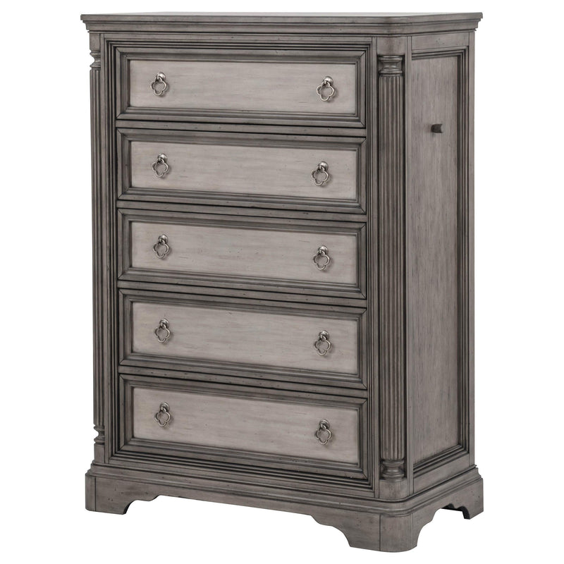 Cresswell 5-piece Queen Bedroom Set Weathered Taupe - 225141Q-S5