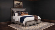 Cresswell California King Panel Bed Weathered Taupe - 225141KW