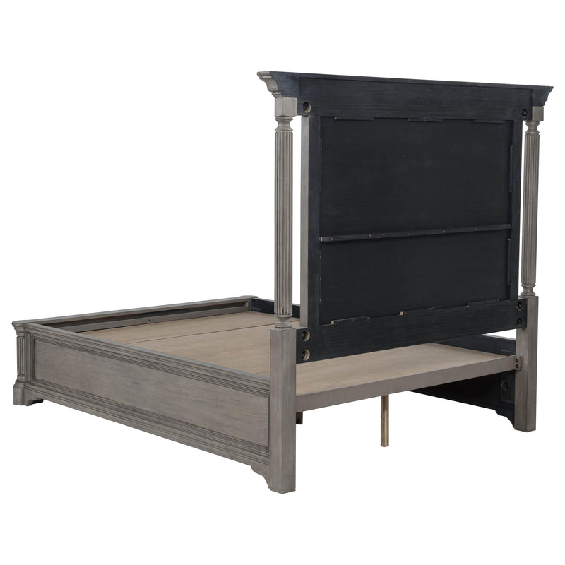 Cresswell California King Storage Platform Bed Weathered Taupe - 225140KW