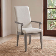 Cresswell Upholstered Dining Arm Chair Tan (Set of 2) - 107453