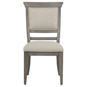 Cresswell Upholstered Dining Side Chair Tan (Set of 2) - 107452