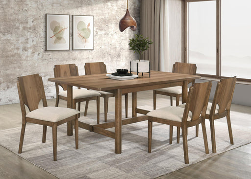 Crestmore 7-piece Rectangular Dining Table Set Walnut - 108571-S7
