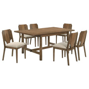 Crestmore 7-piece Rectangular Dining Table Set Walnut - 108571-S7
