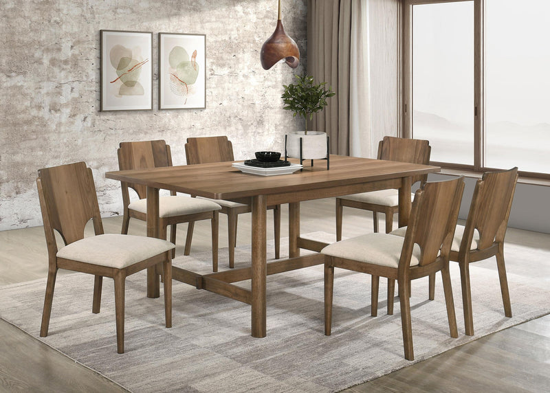 Crestmore Dining Chair Upholstered Seat Walnut (Set of 2) - 108572