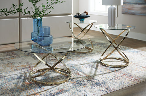 Crimonti Champagne Table (Set of 3) - T273-13