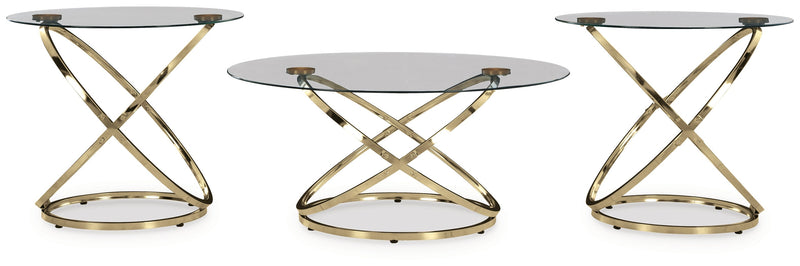 Crimonti Champagne Table (Set of 3) - T273-13