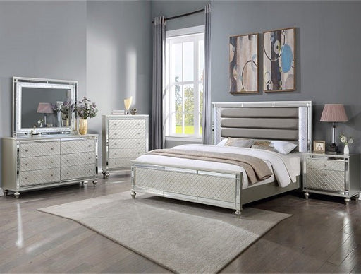 Cristian King/Queen Rail Champagne - DMV Furniture