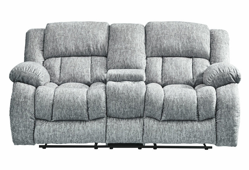 U250 Grey Reclining Sofa/Console Reclining Loveseat - U250-GREY-RS/CRLS