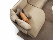 Crown Sectional Sofa in Cream - 200-ELI-CRO-MB-209-S
