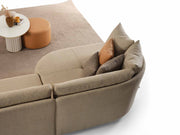 Crown Sectional Sofa in Cream - 200-ELI-CRO-MB-209-S