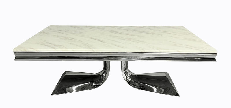 CT2003C 52X28X18 STAINLESS STEEL COFEE TABLE CHROME - 210000007822
