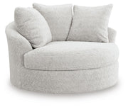 Cuddle Plush Arctic Oversized Swivel Accent Chair - PC5910621