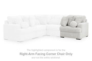 Cuddle Plush Arctic Right-Arm Facing Corner Chair - PC5910665