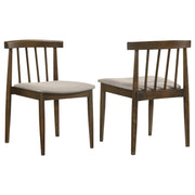 Cullen Dining Side Chair Upholstered Seat Walnut (Set of 2) - 193942WAL