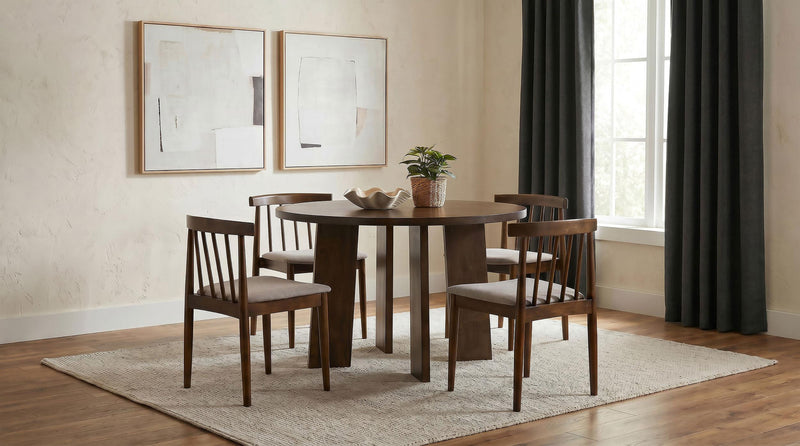 Cullen Dining Side Chair Upholstered Seat Walnut (Set of 2) - 193942WAL
