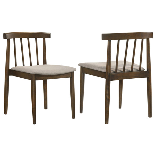Cullen Dining Side Chair Upholstered Seat Walnut (Set of 2) - 193942WAL