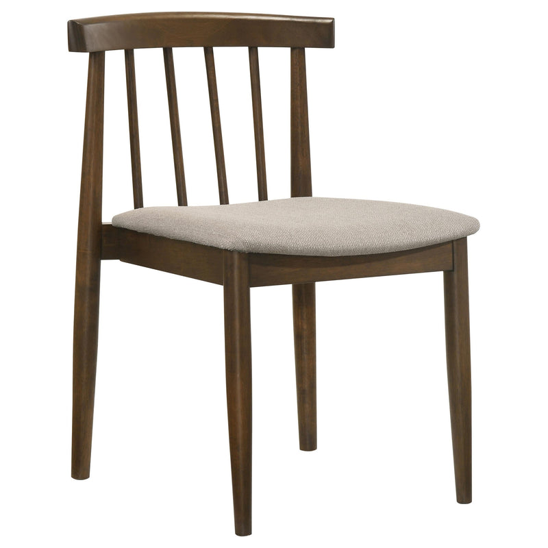 Cullen Dining Side Chair Upholstered Seat Walnut (Set of 2) - 193942WAL