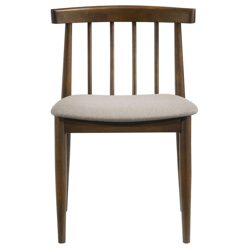 Cullen Dining Side Chair Upholstered Seat Walnut (Set of 2) - 193942WAL