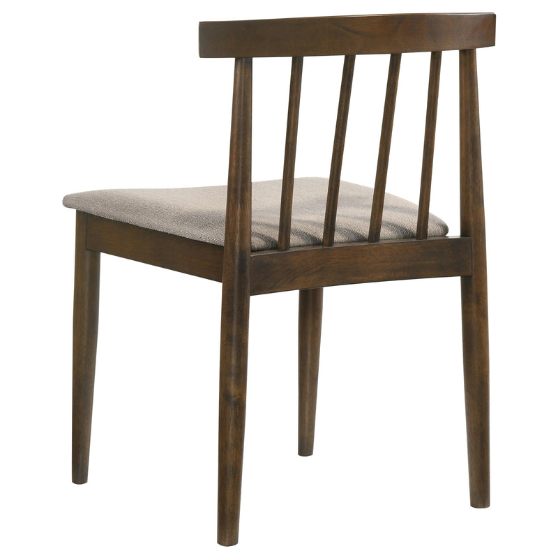 Cullen Dining Side Chair Upholstered Seat Walnut (Set of 2) - 193942WAL