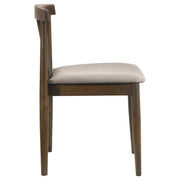 Cullen Dining Side Chair Upholstered Seat Walnut (Set of 2) - 193942WAL