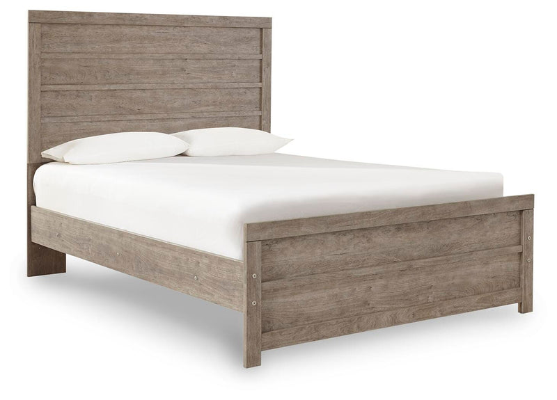Culverbach Gray Full Panel Bed, Dresser and Chest - B070B32