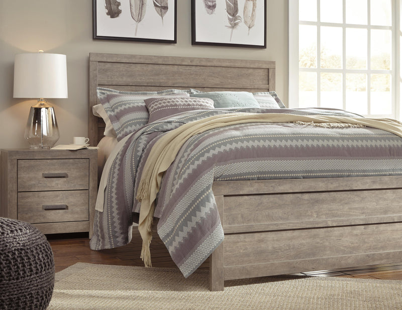 Culverbach Gray King Panel Bed - B070B10