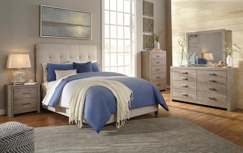 Culverbach Gray Upholstered Panel Bedroom Set - DMV FurnitureBedroom Set
