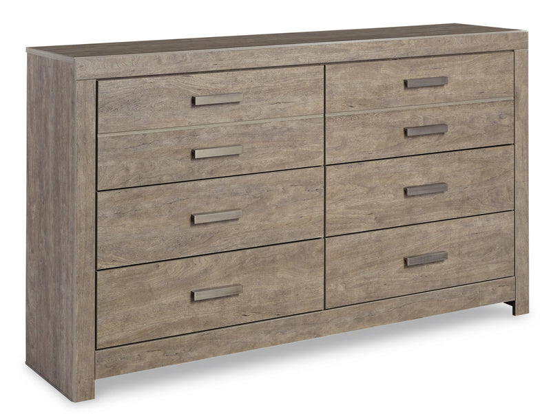 Culverbach King Panel Bed with Dresser in Gray - PKG011527
