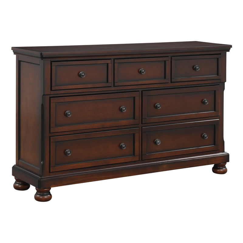 Cumberland Brown Cherry Sleigh Storage Platform Bedroom Set - DMV FurnitureBedroom Set