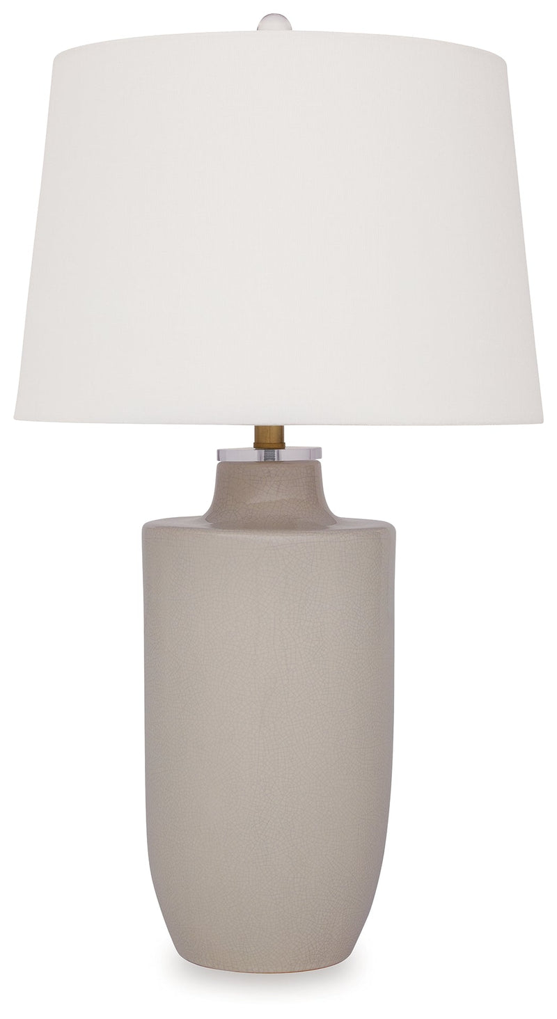 Cylener Off White Table Lamp - L100794