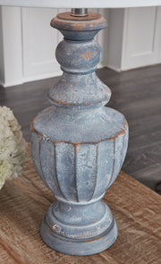 Cylerick Antique Blue Table Lamp - L235714