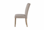 D02 Natural Dining Table + 4 D8683 Dining Chairs - D02DT-NATURAL+D8683DC-BEIGE