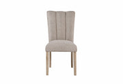 D02 Natural Dining Table + 4 D8683 Dining Chairs - D02DT-NATURAL+D8683DC-BEIGE