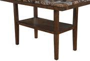 D4355 Brown Bar Table With 8 Bar Stools - D4355BT-BRWN+BS-BRWN 9PC