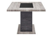 D8030 Dining Table With Storage Drawers And Storage Door - D8030DT