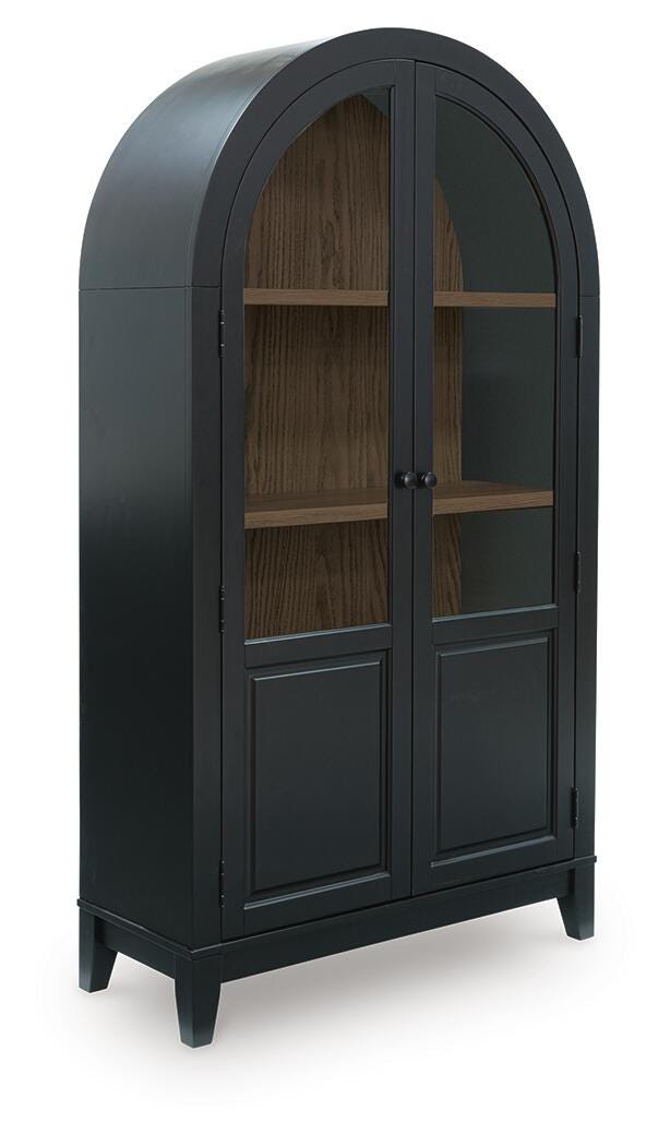 Dagandale Black/Natural Accent Cabinet - A4000599