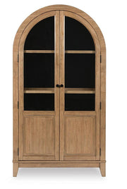 Dagandale Natural/Black Accent Cabinet - A4000705