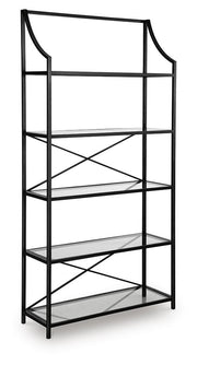 Dakerwell Antique Black 72" Bookcase - A4000557