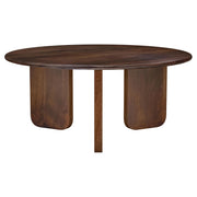 Dale Round Solid Mango Wood Coffee Table Brown - 721998