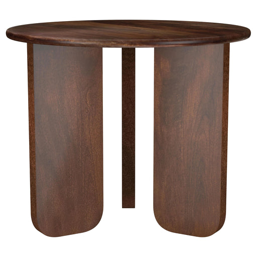 Dale Round Solid Mango Wood Side End Table Brown - 721997