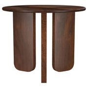 Dale Round Solid Mango Wood Side End Table Brown - 721997