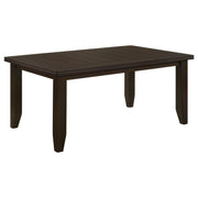 Dalila 5-piece Rectangular Dining Table Set Cappuccino - 102721-S5