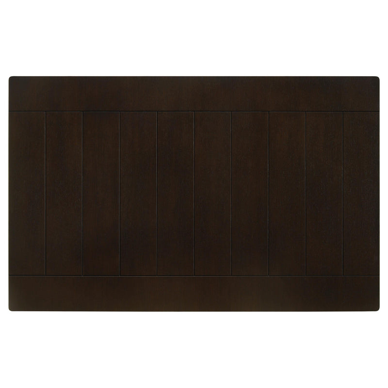 Dalila 5-piece Rectangular Dining Table Set Cappuccino - 102721-S5