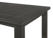 Dalila 5-piece Rectangular Dining Table Set Dark Grey - 102721GRY-S5