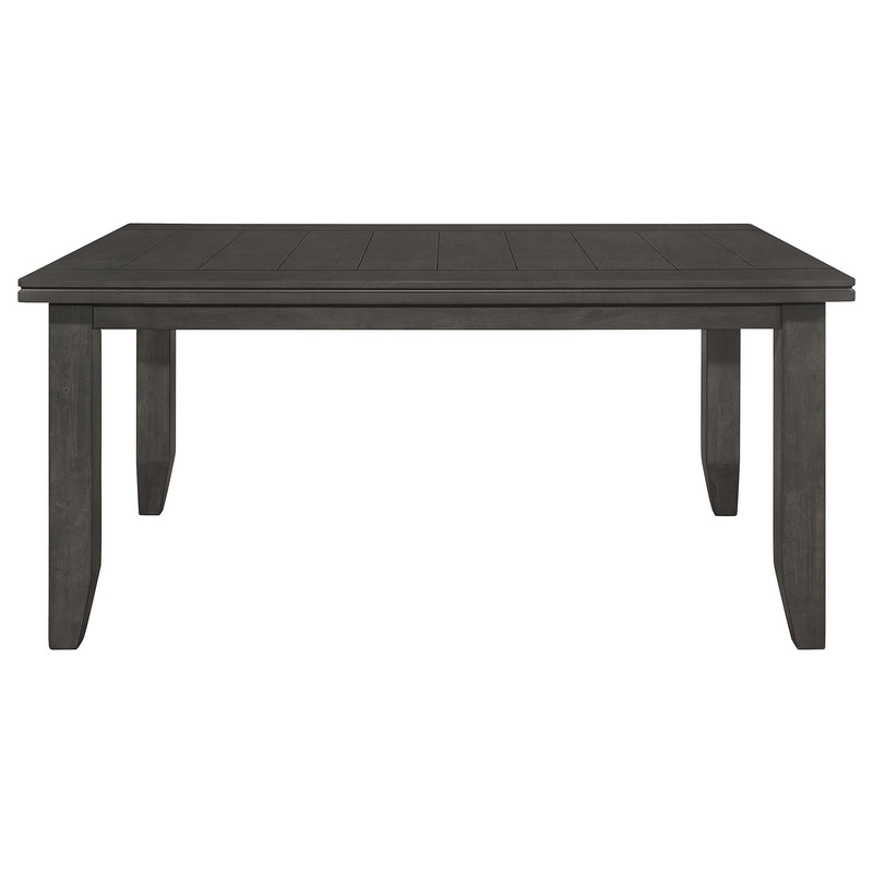 Dalila 5-piece Rectangular Dining Table Set Dark Grey - 102721GRY-S5