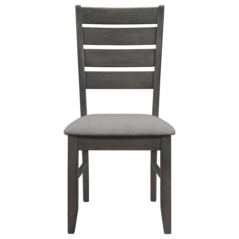 Dalila 5-piece Rectangular Dining Table Set Dark Grey - 102721GRY-S5