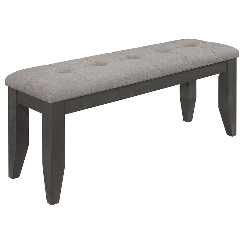 Dalila 6-piece Rectangular Dining Table Set Dark Grey - 102721GRY-S6